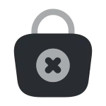 Bag Cross 1 SVG Icon